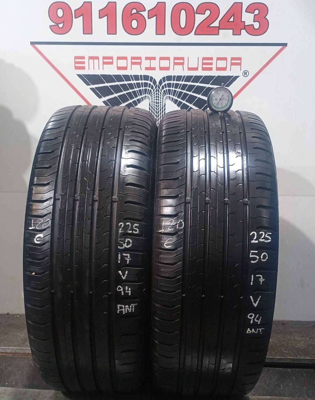 CONTINENTAL CONTIECOCONTACT 5 USADO  225/50 R17 94 V